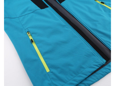 Mens mountain and trekking jacket RADCLIFF enamel blue/anthracite