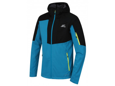 Mens mountain and trekking jacket RADCLIFF enamel blue/anthracite