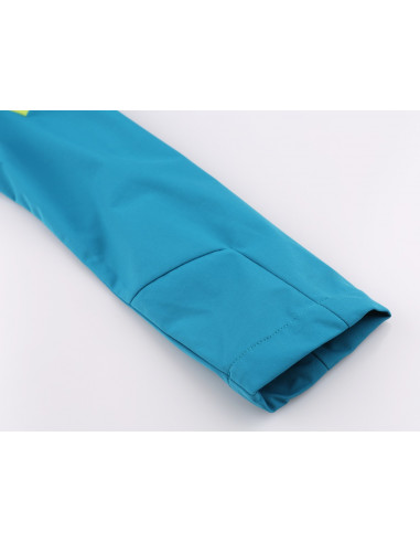 Mens mountain and trekking jacket RADCLIFF enamel blue/anthracite