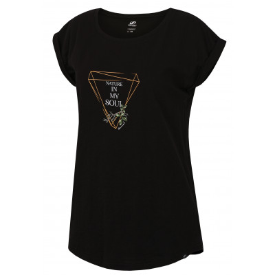 Ladies short sleeve T-shirt ABBLE anthracite