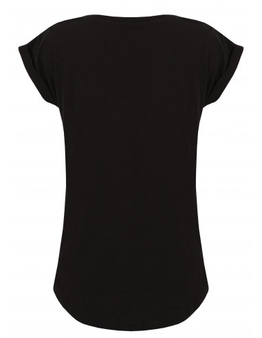 Ladies short sleeve T-shirt ABBLE anthracite