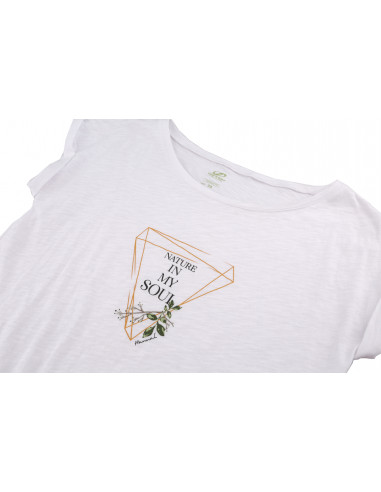 Ladies short sleeve T-shirt ABBLE bright white