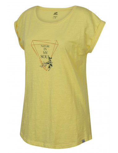 Ladies short sleeve T-shirt ABBLE limelight