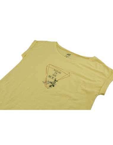 Ladies short sleeve T-shirt ABBLE limelight