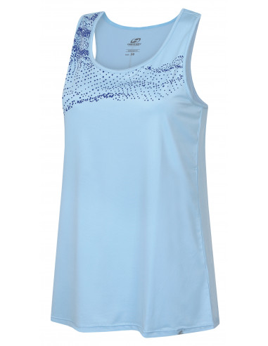 Ladies active singlet AIRINE cool blue