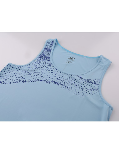 Ladies active singlet AIRINE cool blue