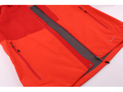 Mens jacket ALAGAN cherry tomato/molten lava