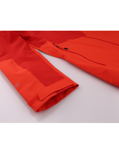 Mens jacket ALAGAN cherry tomato/molten lava