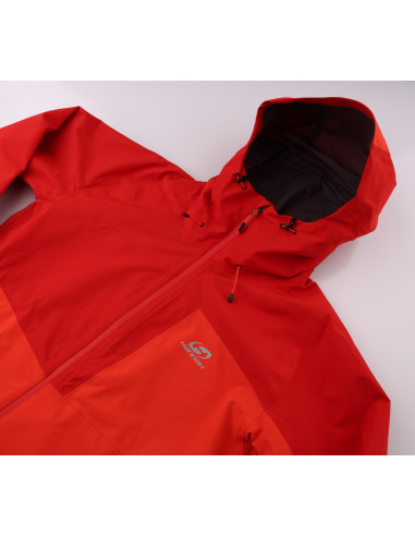 Mens jacket ALAGAN cherry tomato/molten lava