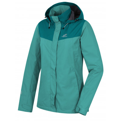 Ladies mountain and trekking jacket BALMAIN II blue turquoise/harbor blue