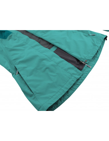 Ladies mountain and trekking jacket BALMAIN II blue turquoise/harbor blue