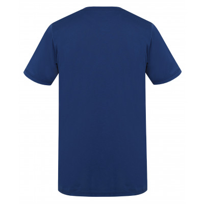 Mens mountain and trekking short sleeve T-shirt BITE moroccan blue 2