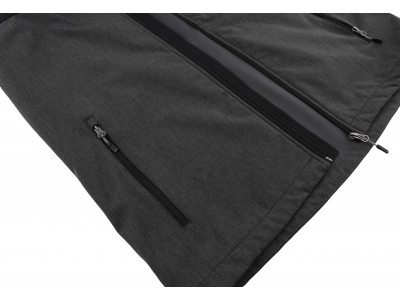 Mens mountain and trekking jacket BROLIN LITE anthracite/dark gray mel