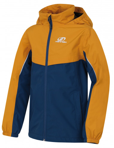 Kids jacket BRONS JR golden yellow/moroccan blue