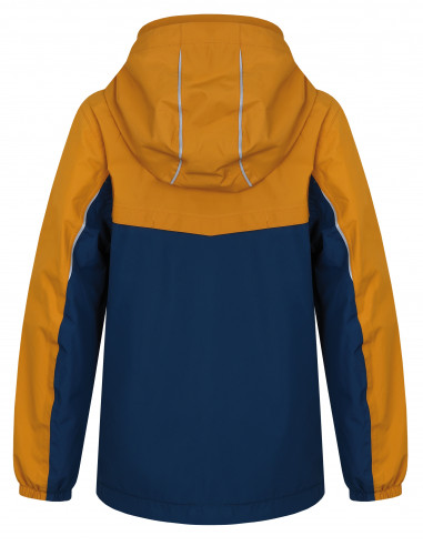 Kids jacket BRONS JR golden yellow/moroccan blue