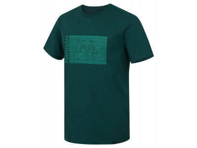 Mens city short sleeve T-shirt CASTOR evergreen