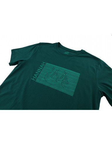 Mens city short sleeve T-shirt CASTOR evergreen