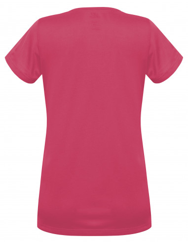 Ladies mountain and trekking short sleeve T-shirt COREY II honeysuckle
