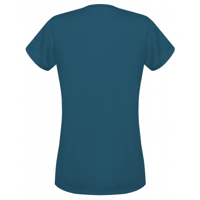 Ladies mountain and trekking short sleeve T-shirt COREY II moroccan blue 2