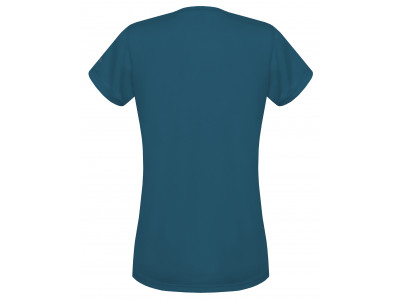 Ladies mountain and trekking short sleeve T-shirt COREY II moroccan blue