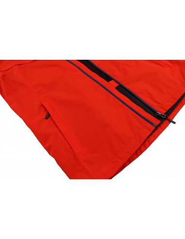 Mens mountain and trekking jacket DARNELL cherry tomato