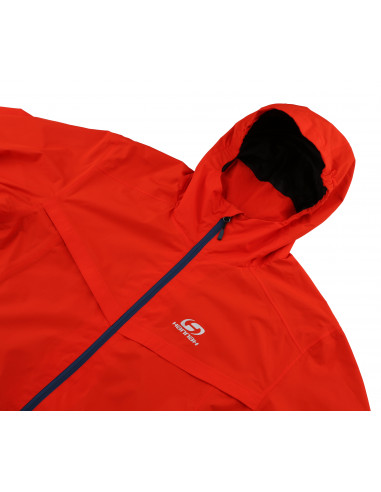 Mens mountain and trekking jacket DARNELL cherry tomato