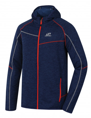 Mens mountain and trekking sweatshirt DERRONblue quartz mel