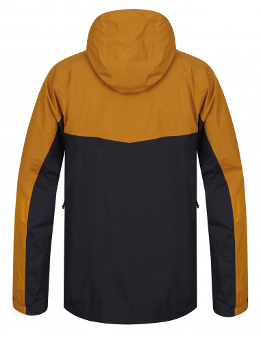 Mens mountain and trekking jacket FELDER II golden yellow/dark shadow