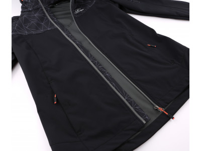 Ladies mountain and trekking jacket FRIDA LITE anthracite