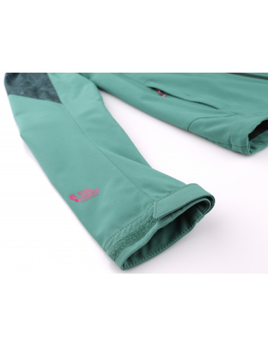 Ladies mountain and trekking jacket FRIDA LITE fir/green gables