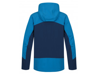 Mens mountain and trekking jacket CHANNER blue jewel/moroccan blue