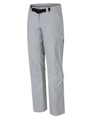 Ladies mountain and trekking pants LIBERTINE gray violet