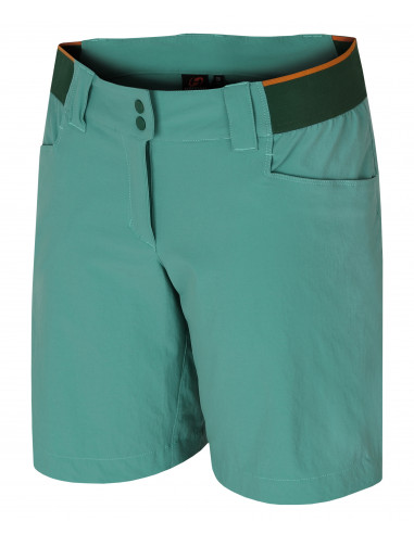 Sieviešu pārgājienu šorti LINN egles zaļš