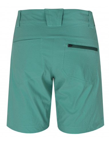 Ladies mountain and trekking shorts LINN green spruce