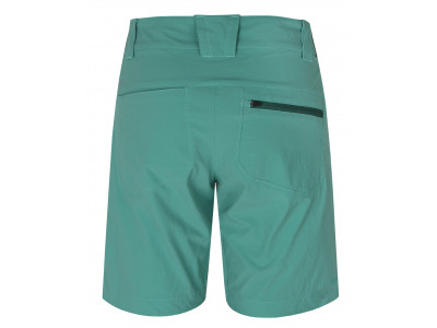 Ladies mountain and trekking shorts LINN green spruce