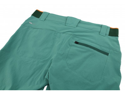 Ladies mountain and trekking shorts LINN green spruce