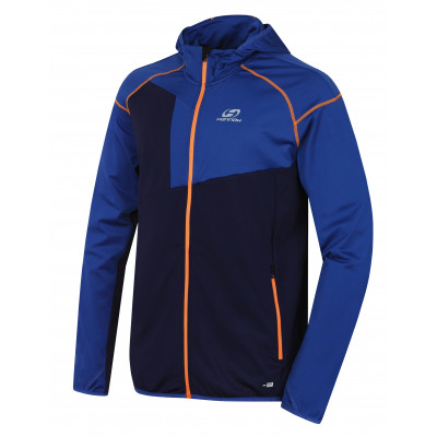 Mens active sweatshirt MANNIX eclipse/blue quartz