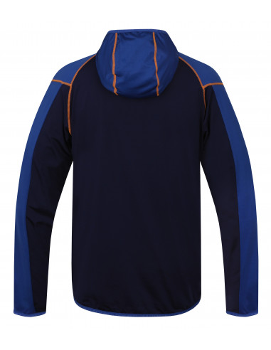 Mens active sweatshirt MANNIX eclipse/blue quartz