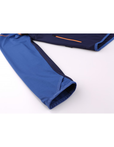 Mens active sweatshirt MANNIX eclipse/blue quartz
