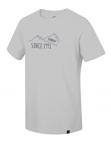 Mens city short sleeve T-shirt MATAR bright white (print 1)