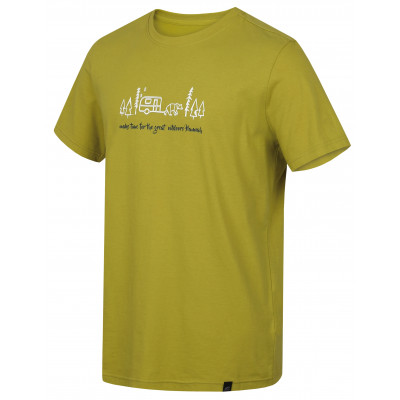 Mens city short sleeve T-shirt MATAR citronelle (print 2)