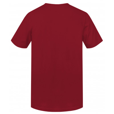 Mens city short sleeve T-shirt MATAR garnet (print 2) 2
