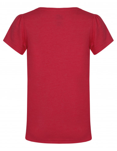 Kids short sleeve T-shirt MIGELLA JR geranium mel