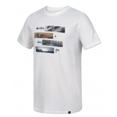 Mens city short sleeve T-shirt MINGAR bright white