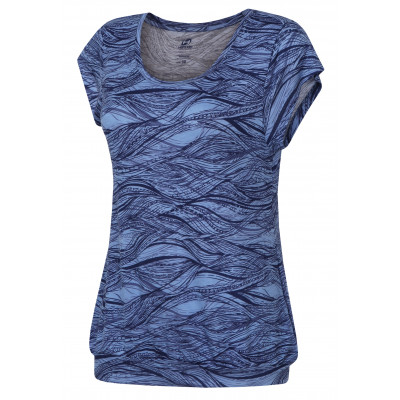 Ladies city short sleeve T-shirt MOLVINA placid blue/true navy