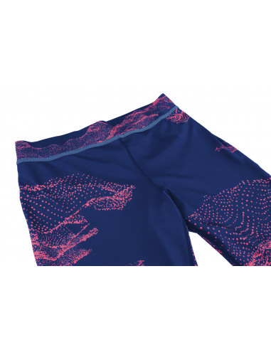 Ladies active pants MONETY blue quartz