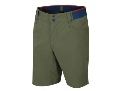 Mens mountain and trekking shorts NAIRI olivine