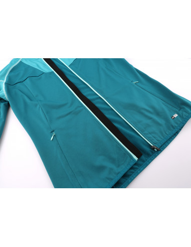 Ladies active sweatshirt ODDA harbor blue/baltic