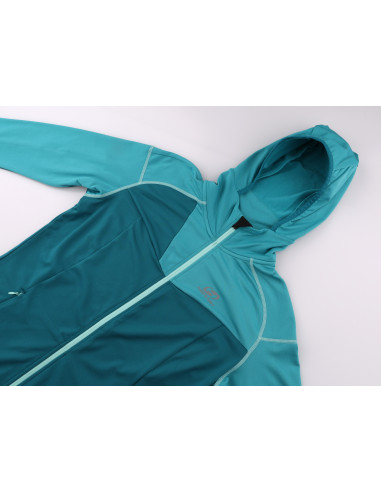 Ladies active sweatshirt ODDA harbor blue/baltic