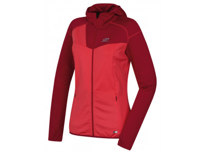 Ladies active sweatshirt ODDA rouge red/cherries jubilee II